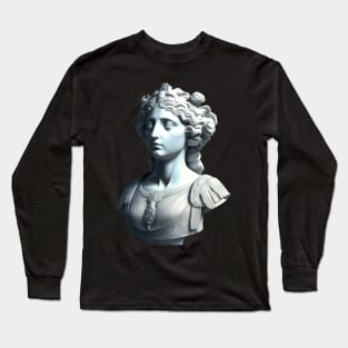 Goddess Minerva Bust Long Sleeve T-Shirt